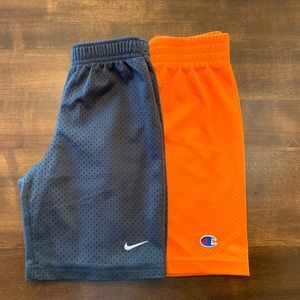 2 pair athletic shorts